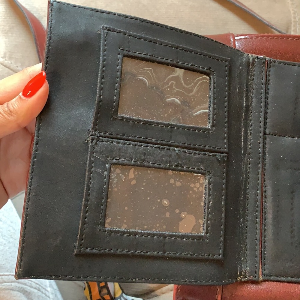 Vintage leather satchel - Picture 6 of 7